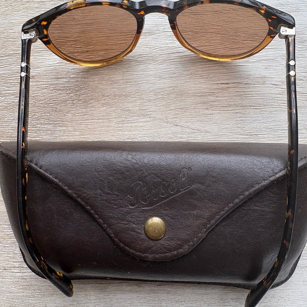 Persol Brown Tortoise Sunglasses - Picture 3 of 6